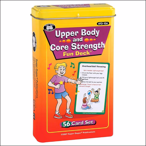 Upper Body and Core Strength Fun Deck