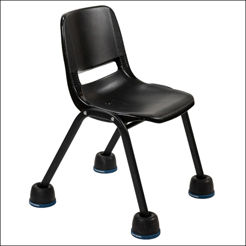 chair with wobble feet attached