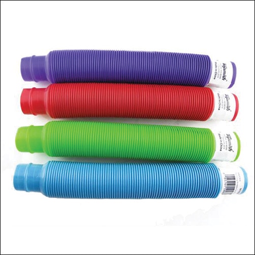 RAPPER SNAPPERS AKA POP TUBES in purple, red, green, and blue