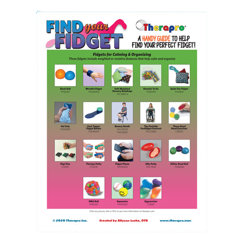 Therapro's Find Your Fidget Handy Guide