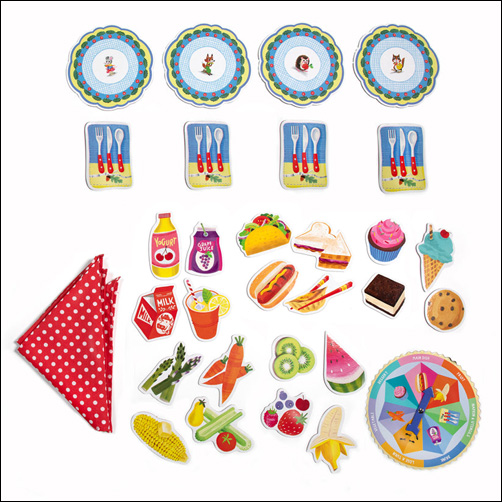 	
Picnic Shaped Spinner Game