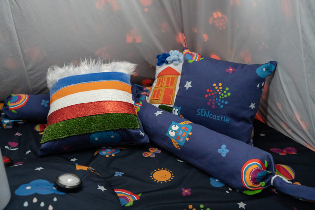 SENcastle cushions, 6 specially designed cushions that offer a range of sensory experiences 