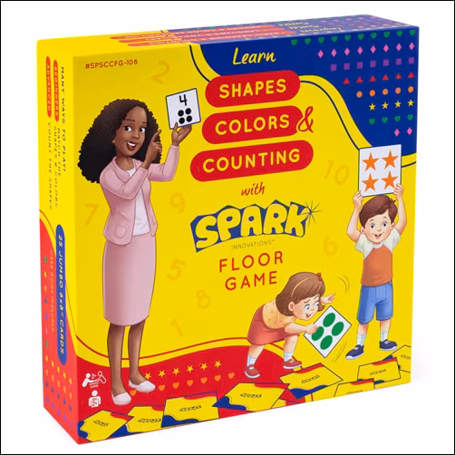 Spark Floor Game: Shapes, Colors & Counting
