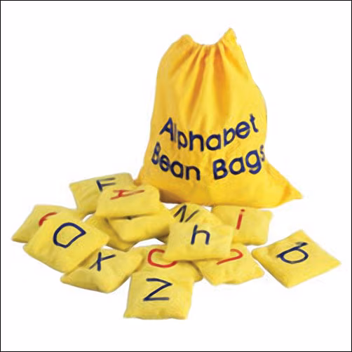 Alphabet Bean Bags